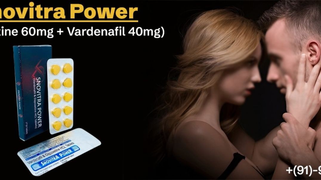 ⁣Perfect Medication to Fix Sensual Issues In Males With Snovitra Power