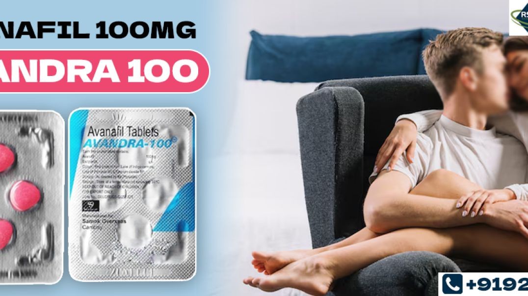 ⁣Say Permanent Goodbye to Erection Issues In Males With Avandra 100mg