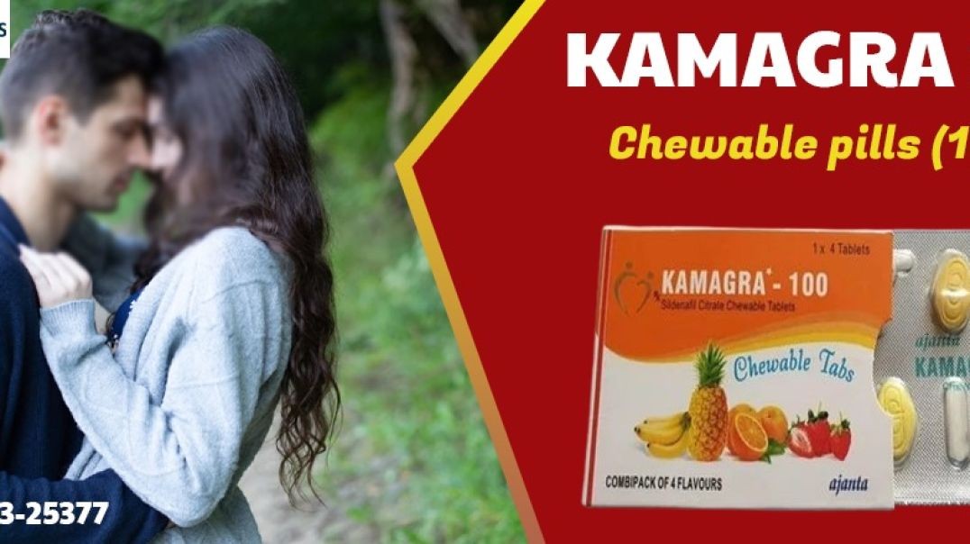 ⁣Oral Remedy to Lift Sensual Power With Kamagra Soft Chewable Pills